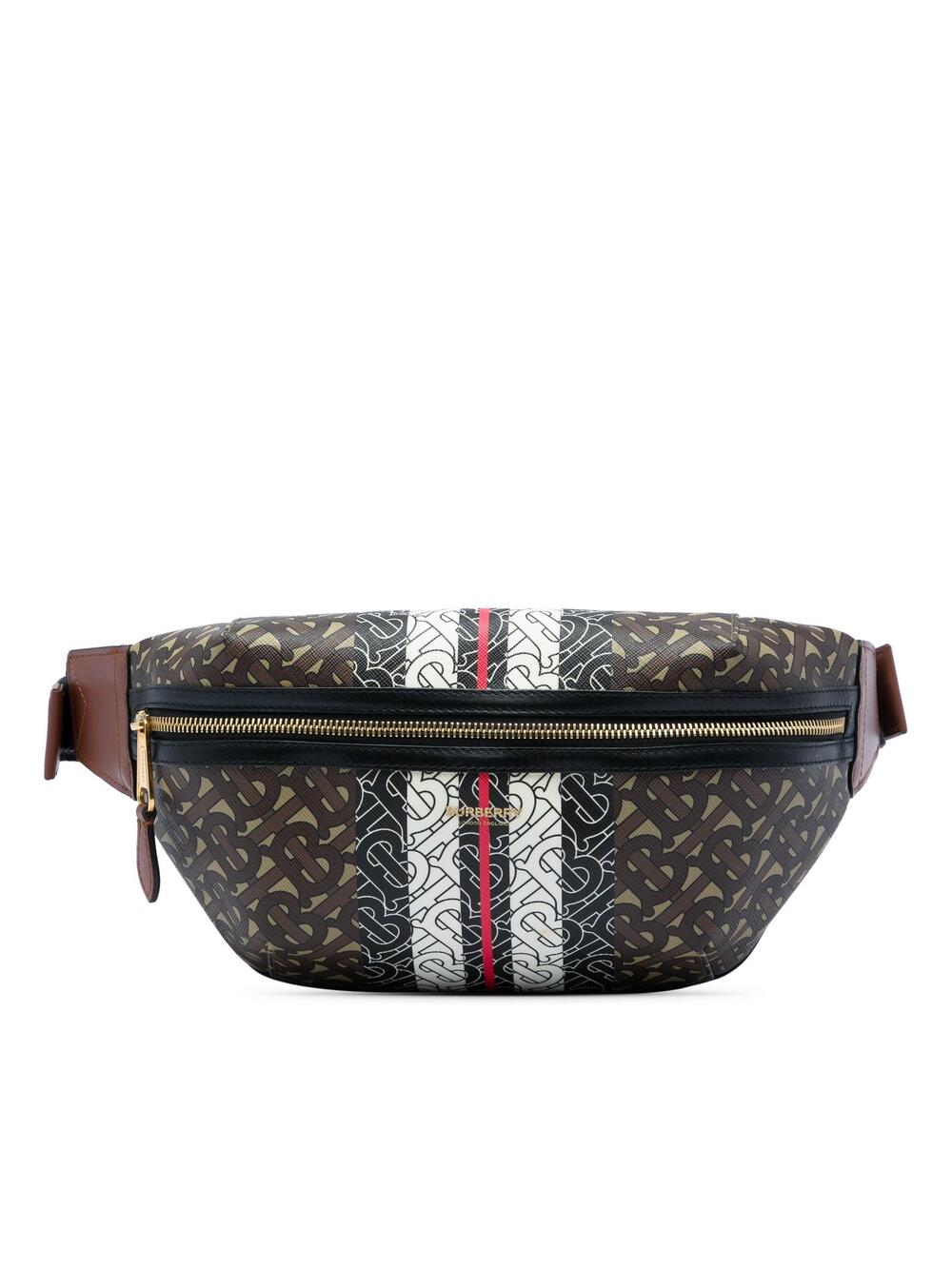 Burberry Tb E Canvas Stripe Sonny Belt #346702B44B
